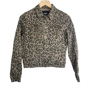 Nine West Women’s Animal Print Button Jacket